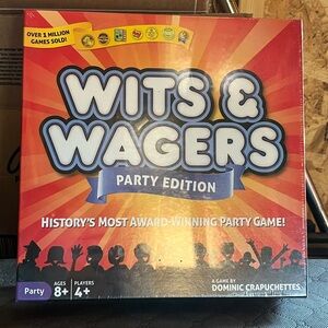 Wits & Wagers Party Edition Game new sealed 4+ players aged 8+ entertaining